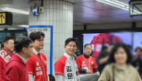 서울 출근길 유세 나선 김문수…